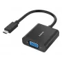Hama 00300088 videokabel-adapter USB Type-C VGA (D-Sub) zwart