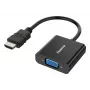 HAMA HDMI naar VGA adapter Classic Line 00300091 — HDMI (ingang) naar VGA (uitgang), Full HD 1080p