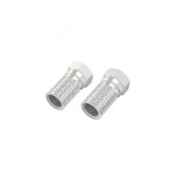 Coaxiale connector Hama 00305115 F-type stekker 7 mm 2 stuks