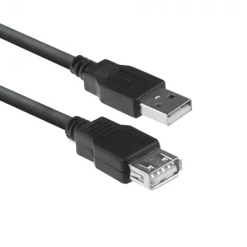 ACT USB 2.0 verlengkabel A stekker - A bus 3 meter