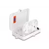 DeLOCK glasvezel-verdeelbox 6 poorten IP65 waterdicht wit