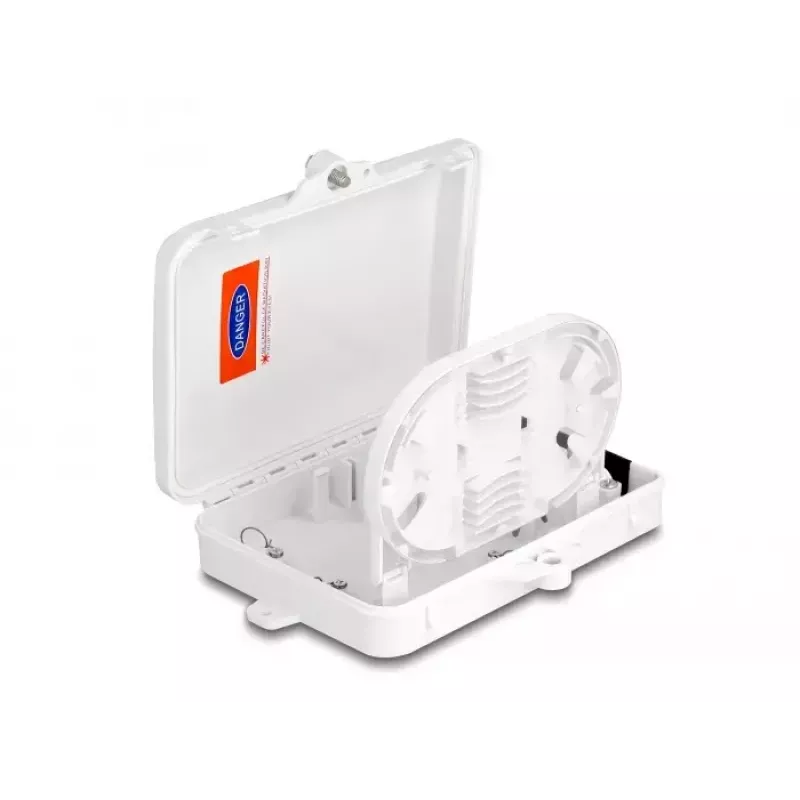 DeLOCK glasvezel-verdeelbox 6 poorten IP65 waterdicht wit