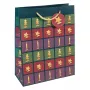 Cadeautas Sigel GT046 groen rood violet 260x120x330 mm