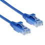ACT blauw 0,15 meter LSZH U/UTP CAT6 datacenter-slimline-patchkabel snagless met RJ45-stekkers