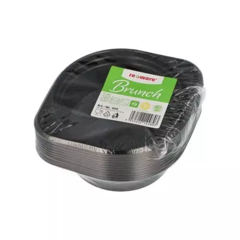 Schaal Papstar 96556 rond polypropyleen 15,6 cm diameter 45 mm hoogte