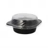 Schaal Papstar 96557 rond polypropyleen 15,6 cm diameter 45 mm hoogte