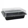 Wegwerp voedselcontainer Papstar 96552 polypropyleen zwart 227x178x45mm