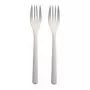 Wegwerpvork Papstar 96427 polypropyleen 50 stuks wit 185 mm
