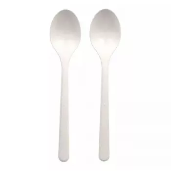 Wegwerp soeplepel Papstar 96432 polypropyleen wit 50 stuks