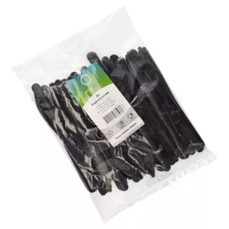 Papstar herbruikbare plastic messen, 50 st. (96436)