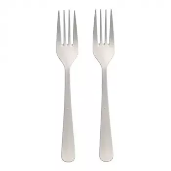 Wegwerpvorken Papstar 96462 polypropyleen 100 stuks wit 190 mm