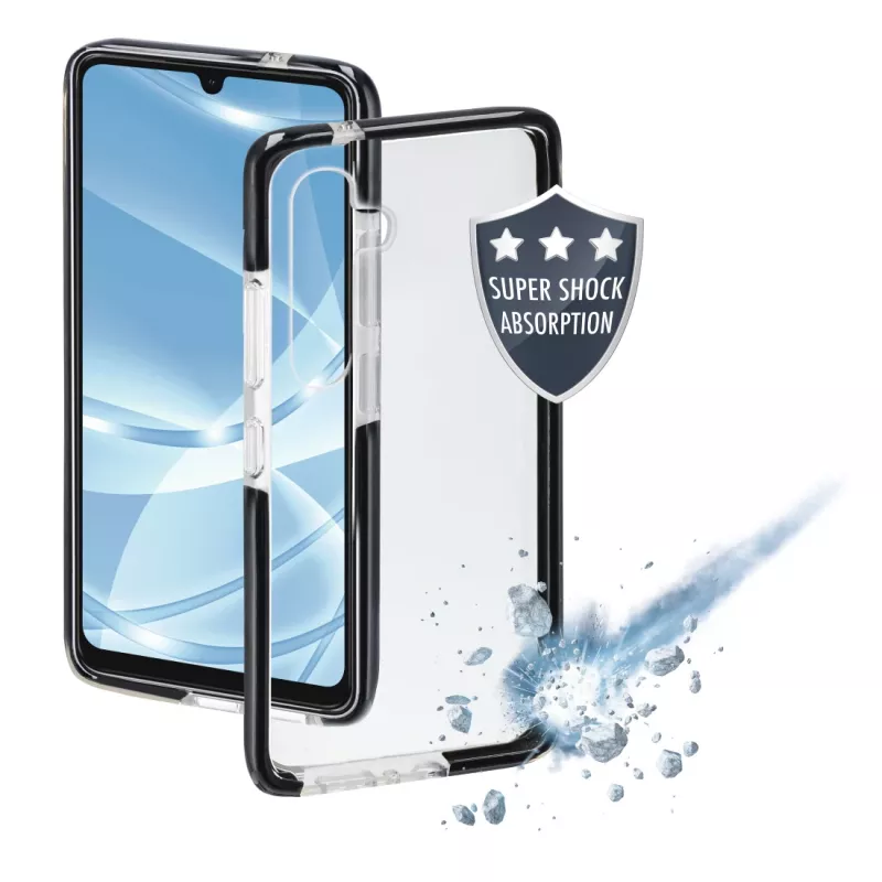 Hama Protector telefoonhoesje 16,8 cm (6,6 inch) hoesje zwart, transparant