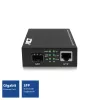 Netwerk-mediaconverter ACT AC4451 1000 Mbit/s multimode singlemode zwart