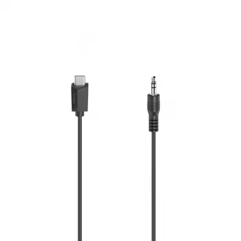 Hama 00200729 audiokabel 0,75 m 3,5 mm USB Type-C zwart