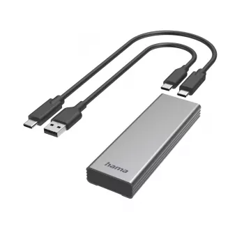 SSD-behuizing Hama 00200764 grijs M.2 10 Gbit/s USB Type-C