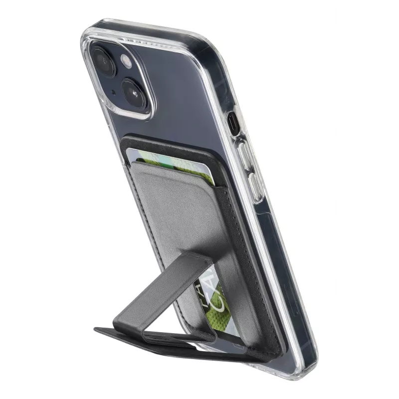 Cellularline Pocket Stand Mag magnetische kaarthouder met standfunctie compatibel met MagSafe