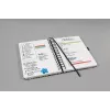 Sigel Jolie JN653 schrijfboek A5 120 vel abrikoos zwart roze