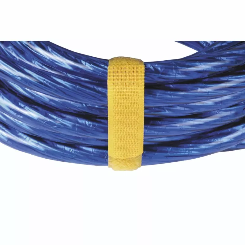 Hama 00221004 kabelbinder klittenbandkabelbinder nylon zwart, blauw, groen, rood, geel 5 stuks