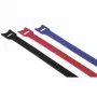 Hama 00221005 kabelbinder klittenbandkabelbinder nylon zwart, blauw 12 stuks