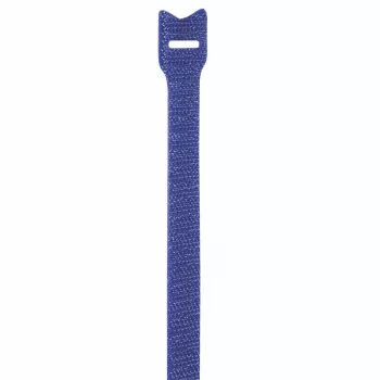 Hama 00221005 kabelbinder klittenbandkabelbinder nylon zwart, blauw 12 stuks