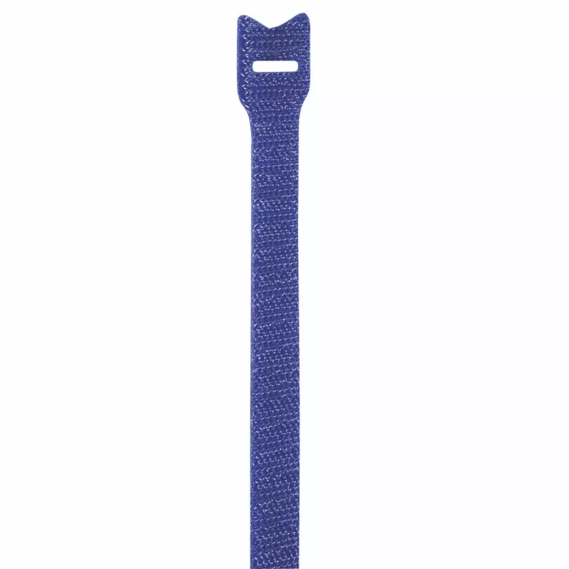 Hama 00221005 kabelbinder klittenbandkabelbinder nylon zwart, blauw 12 stuks