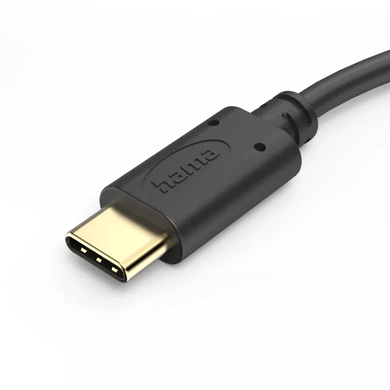 Hama 00201706 USB-kabel USB 2.0 0,5 m USB-C zwart