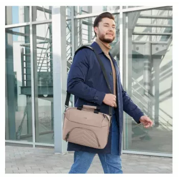 Hama Premium Lightweight 35,8 cm (14,1 inch) toploader-tas beige