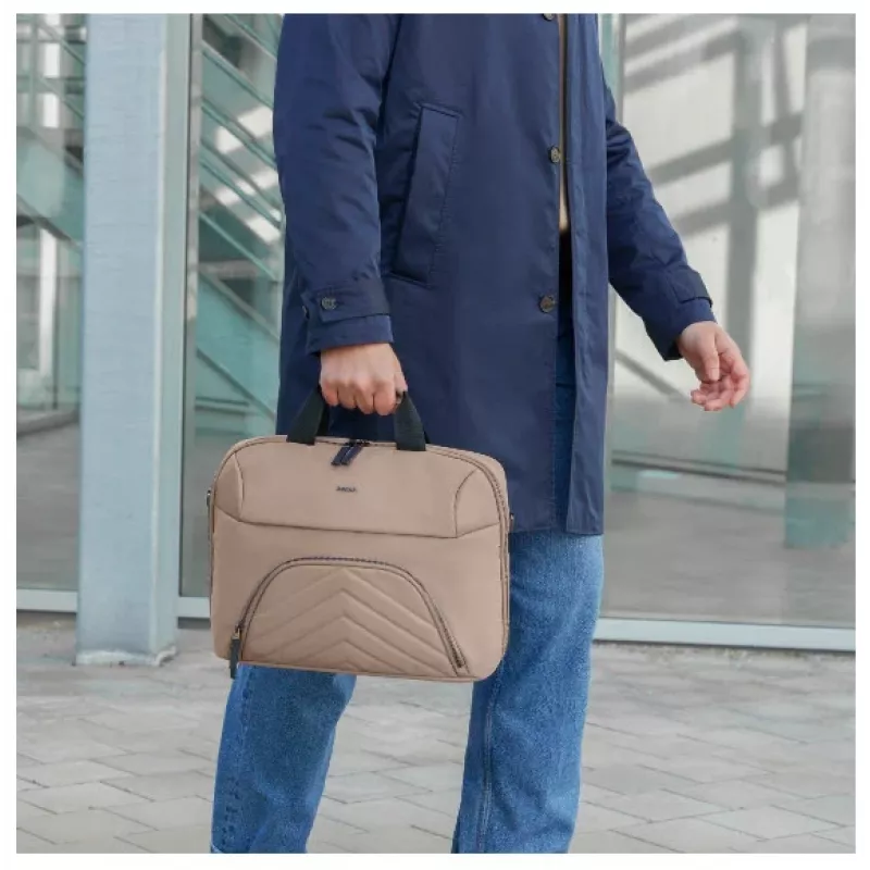 Hama Premium Lightweight 35,8 cm (14,1 inch) toploader-tas beige