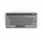Hama WK-700 multi-device toetsenbord, draadloos, verlicht, compact, QWERTZ, zwart