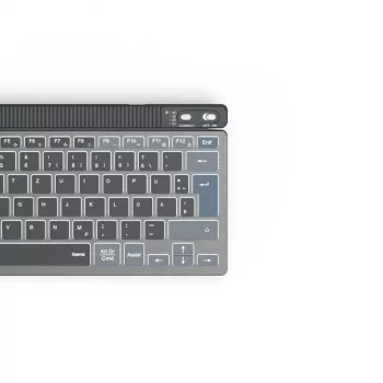 Hama WK-700 toetsenbord home/office Bluetooth QWERTZ Duits antraciet, zwart, blauw