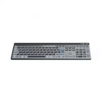 Hama WK-750 toetsenbord home/office Bluetooth QWERTZ Duits antraciet, zwart, blauw