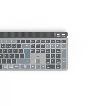 Hama WK-750 toetsenbord home/office Bluetooth QWERTZ Duits antraciet, zwart, blauw