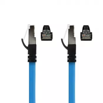 Netwerkkabel ACT SC4800 RJ45 stekker naar RJ45 stekker CAT6A 0,15 m zwart