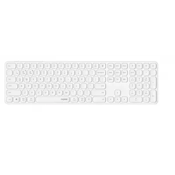 Bluetooth-toetsenbord Rapoo 00228034 QWERTZ Duits draadloos wit