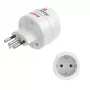 Hama 00223484 netstekker-adapter type J type C (eurostekker) wit