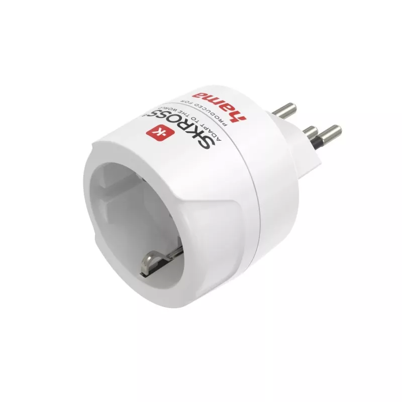 Hama 00223484 netstekker-adapter type J type C (eurostekker) wit