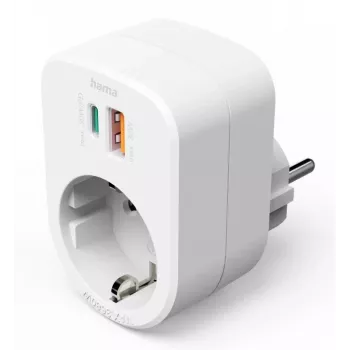 Hama 00223343 stroomverlenging 1 AC-uitgang binnen wit
