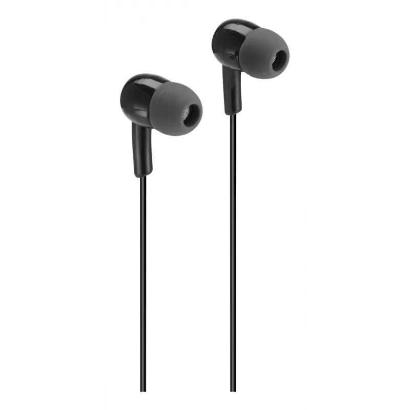 Hama Gloss II hoofdtelefoon bedraad in-ear muziek zwart, donkergrijs