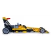 JAMARA CaDA Drag Racing 1:24 bouwsteenset, geel