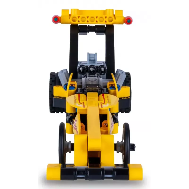 JAMARA CaDA Drag Racing 1:24 bouwsteenset, geel