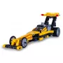 JAMARA CaDA Drag Racing 1:24 bouwsteenset, geel