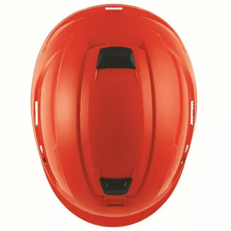Veiligheidshelm UVEX 9731333 — HDPE-kunststof, rood, verstelbaar 51–65 cm
