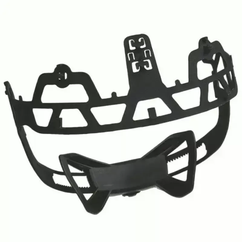 Veiligheidshelm UVEX 9731333 — HDPE-kunststof, rood, verstelbaar 51–65 cm