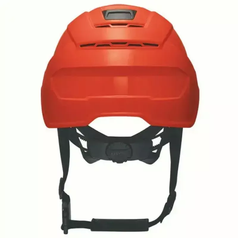 Veiligheidshelm UVEX 9731333 — HDPE-kunststof, rood, verstelbaar 51–65 cm