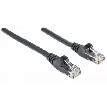 Intellinet netwerk-patchkabel, Cat6, 2 m, zwart, CCA, U/UTP, PVC, RJ45, vergulde contacten, zonder vergrendeling, trekontlasting, levenslange garantie