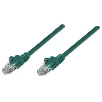 Intellinet netwerk-patchkabel, Cat6, 2 m, groen, CCA, U/UTP, PVC, RJ45, vergulde contacten, snagless, trekontlasting, levenslange garantie