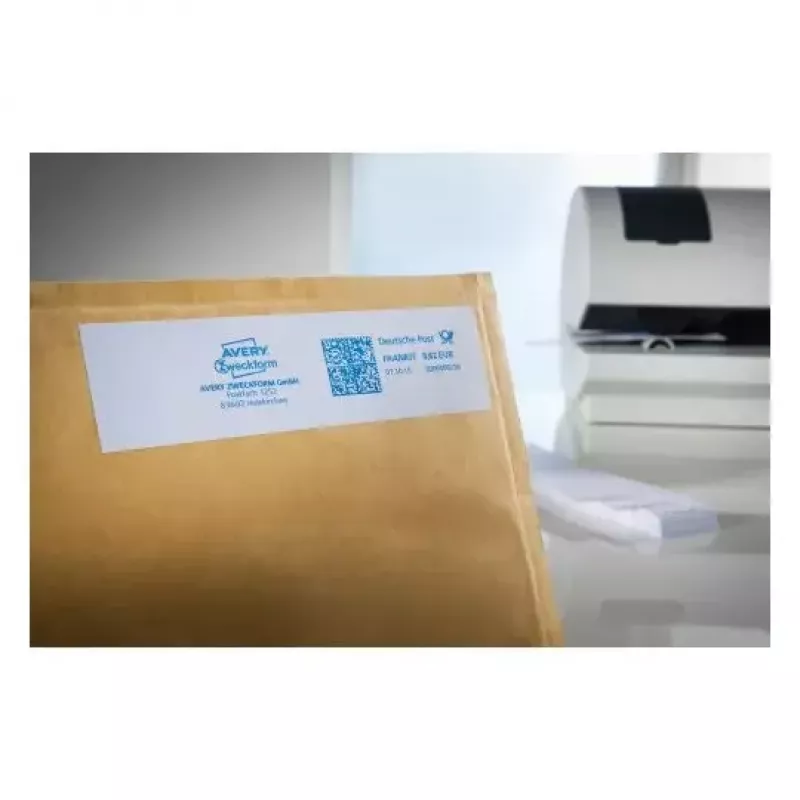 Zelfklevend etiket rechthoekig AVERY 3434