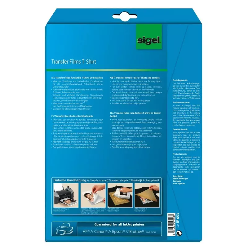 Kleding-transferpapier Sigel IP653