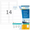 Adresetiketten HERMA herbruikbaar A4 99,1x38,1 mm wit 1400 stuks
