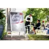 Nobo Essence A2 A-frame stoepbord, zilver, aluminium, 485 mm, 850 mm